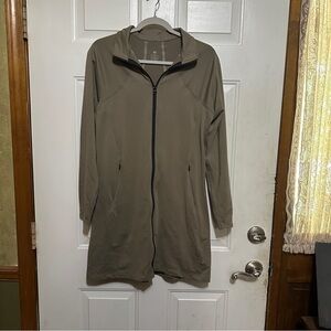 Kerrits Jacket Womens Olive Green Full Zip‎ Riding Equestrian Logo Ladies Med